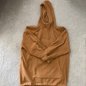 Old Navy camel fleece hoodie! Oversized